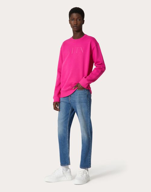 Blue best sale pink sweatshirt