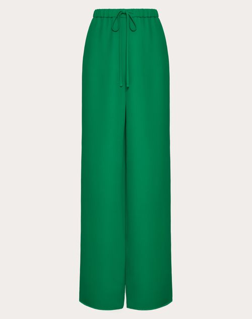 Valentino - Cady Couture Trousers - Green - Woman - Pants And Shorts
