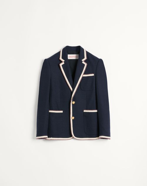 トーションパイピング ジャージー コットン シングルブレスト トーションパイピング ジャージー コットン シングルブレスト
