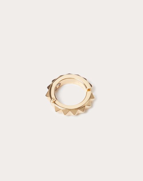 Valentino Garavani - ROCKSTUD SINGLE METAL EARCUFF  - Gold - Man - Jewelry