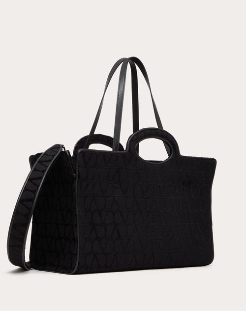 Valentino Garavani - Le Troisieme Toile Iconographe Shopping Bag - Black - Man - Man View All