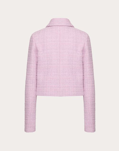 Valentino - Glace Tweed Jacket - Lilac - Woman - Jackets And Blazers