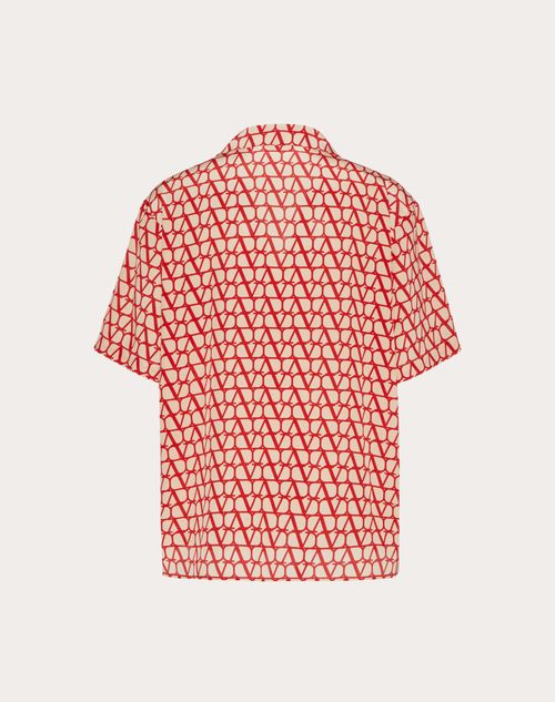 ALL-OVER TOILE ICONOGRAPHE PRINT SHORT SLEEVE SHIRT