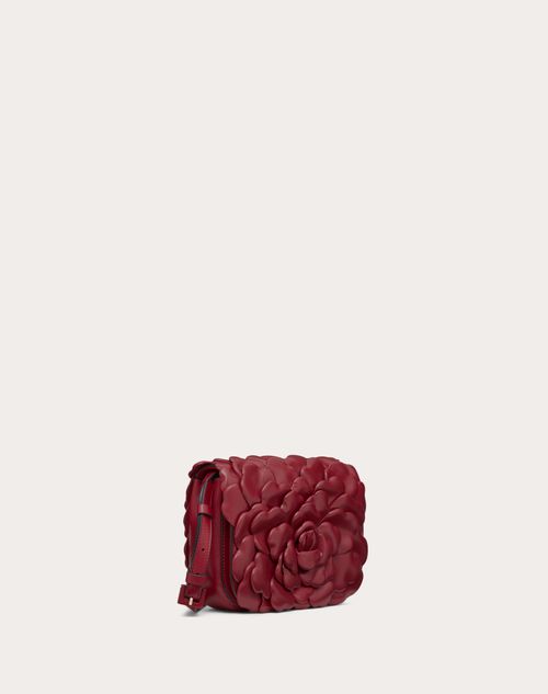 Valentino Garavani - Small Valentino Garavani 03 Rose Edition Atelier Bag With Shoulder Strap - Cherry - Woman - Woman Sale