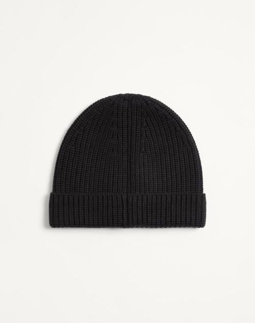 Valentino VLogo Signature beanie hat - Black