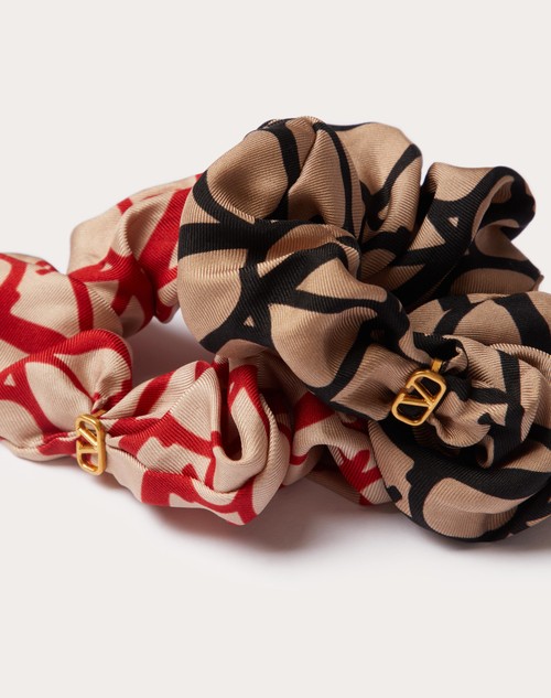 Valentino Garavani Toile Iconographe silk headband - Neutrals