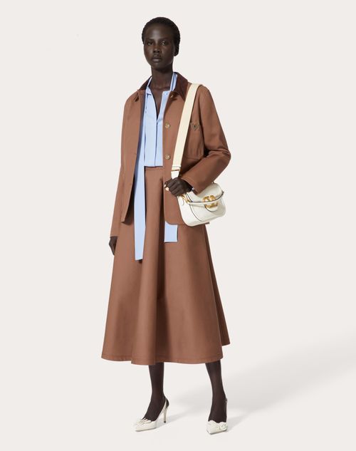 Valentino - Couture Canvas Caban - Clay - Woman - Jackets And Blazers