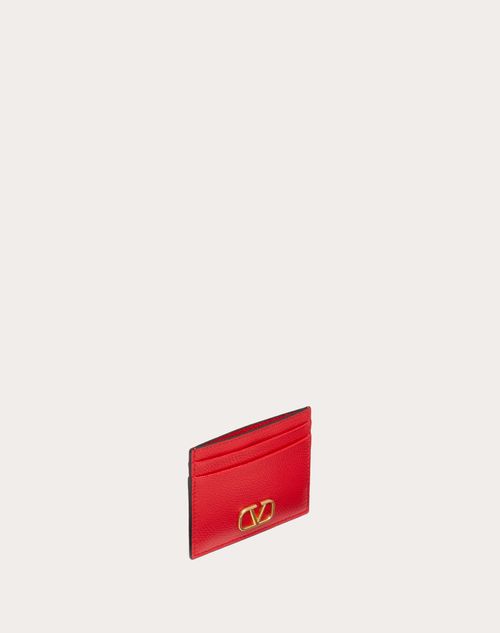 Valentino Vlogo Signature Zipper Card Holder