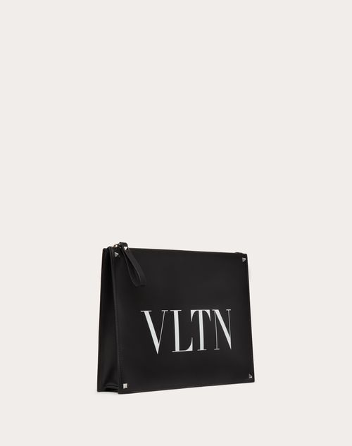 Valentino Garavani - クラッチ Vltn レザー - ブラック - メンズ - クラッチ＆ポーチ