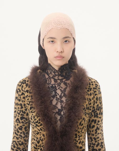 Valentino - Jacquard Animal Print Lurex Knit Jacket - Animal Print - Woman - Jackets And Blazers