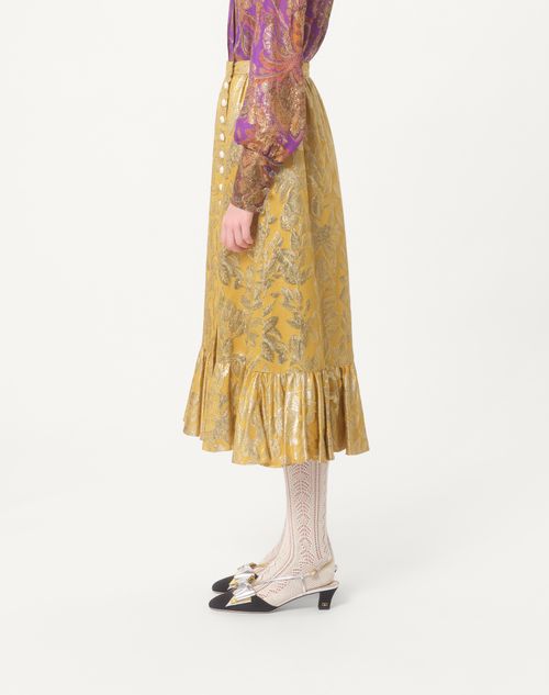  - Ochre/gold Lurex