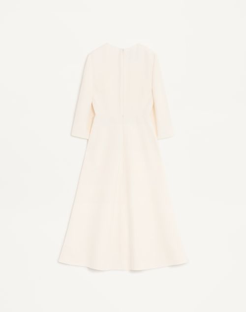 Valentino - Crepe Couture Midi Dress - Ivory - Woman - Dresses