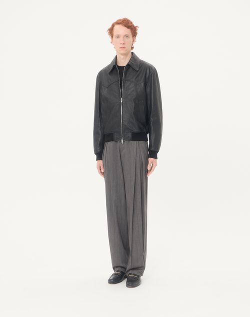 Valentino - Valentino Cotton Jersey T-shirt With Vlogo Signature Label - Black - Man - T-shirts And Sweatshirts