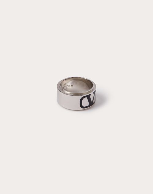 Bague Vlogo Signature En Métal pour Homme en Or