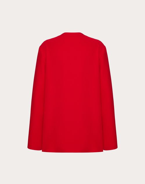 Valentino - Top Cady Couture - Rojo - Mujer - Camisas Y Tops