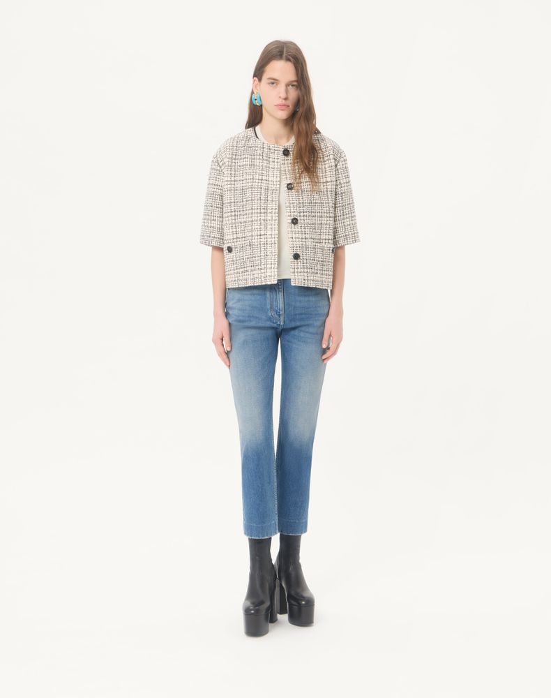 Valentino Wool Jumper Woman Ivory/Black Xl