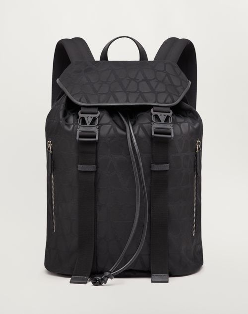 Valentino Garavani Black Iconographe Backpack