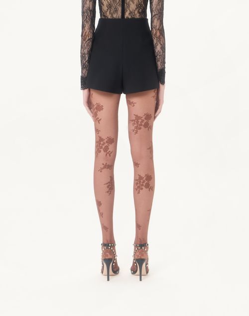 Valentino - Crepe Couture Shorts - Black - Woman - Trousers And Shorts