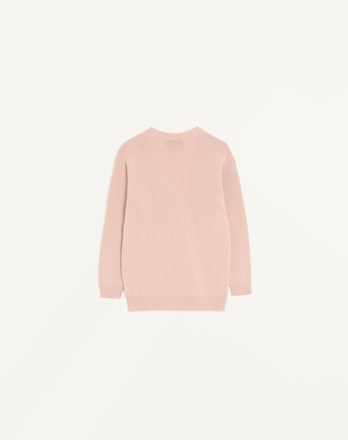 Valentino - Cashmere Sweater - Poudre - Woman - Knitwear