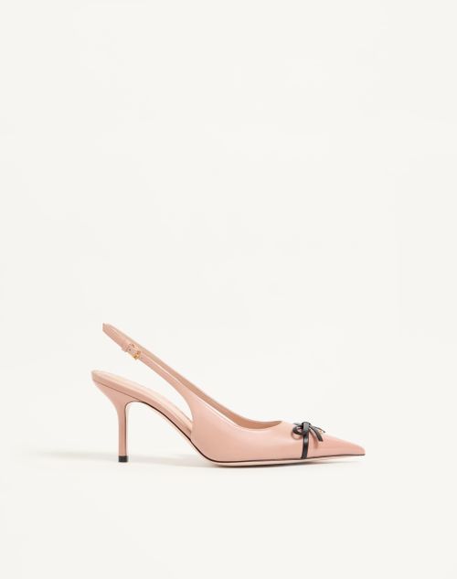 Valentino Garavani - Bepointy Slingback Pump In Patent Leather And Kidskin 80mm - Phard/black - Woman - Pumps And Slingbacks