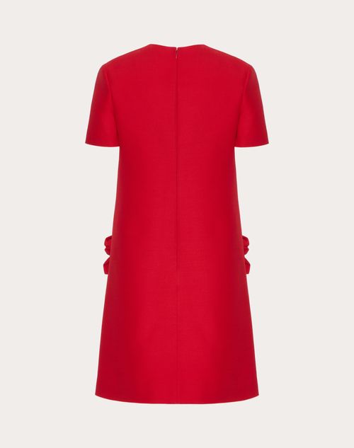 Valentino - Crepe Couture Short Dress - Red - Woman - Woman Ready To Wear Sale