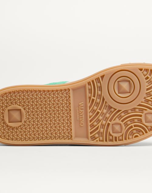 Valentino Garavani - Upvillage Crosta Sneaker - Green/ivory - Woman - Sneakers