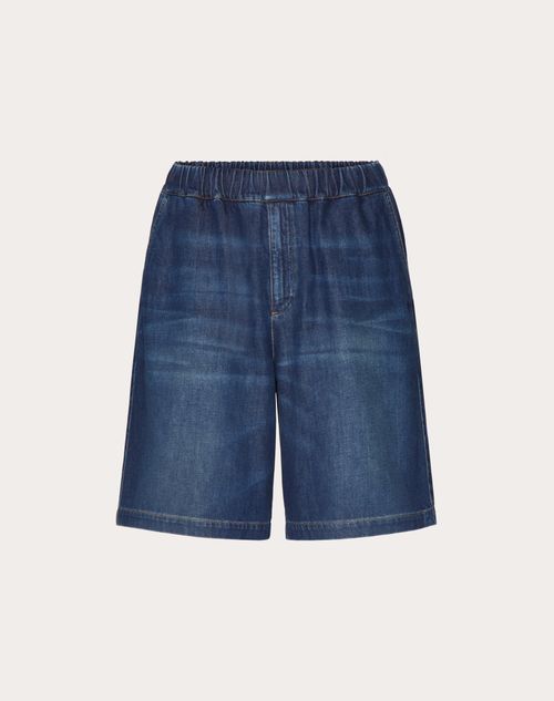 Valentino - Bermudas De Denim Chambray - Denim - Hombre - Denim