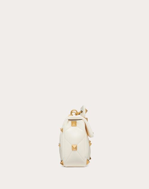 valentino SMALL ROMAN STUD THE SHOULDER BAG IN NAPPA WITH CHAIN PP