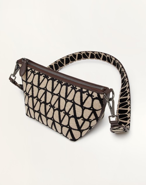 Valentino Garavani logo-print shoulder bag - Black