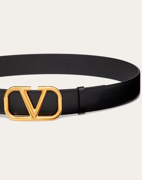 Vlogo signature leather belt by Valentino Garavani