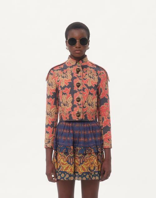 ジャケット VALENTINO GARAVANI MATELASSE FLOREAL APRES L'HIVER JACKET Apres L'hiver Floral Matelassé Jacket for Woman | Valentino US