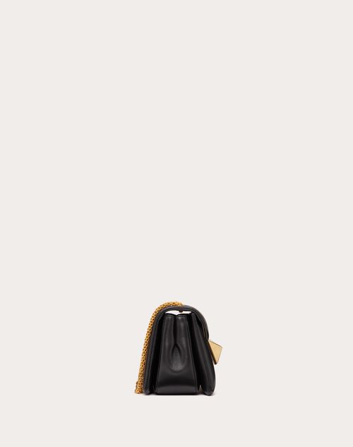Black Leather Chain Detailed Shoulder Bag - PEDRO International