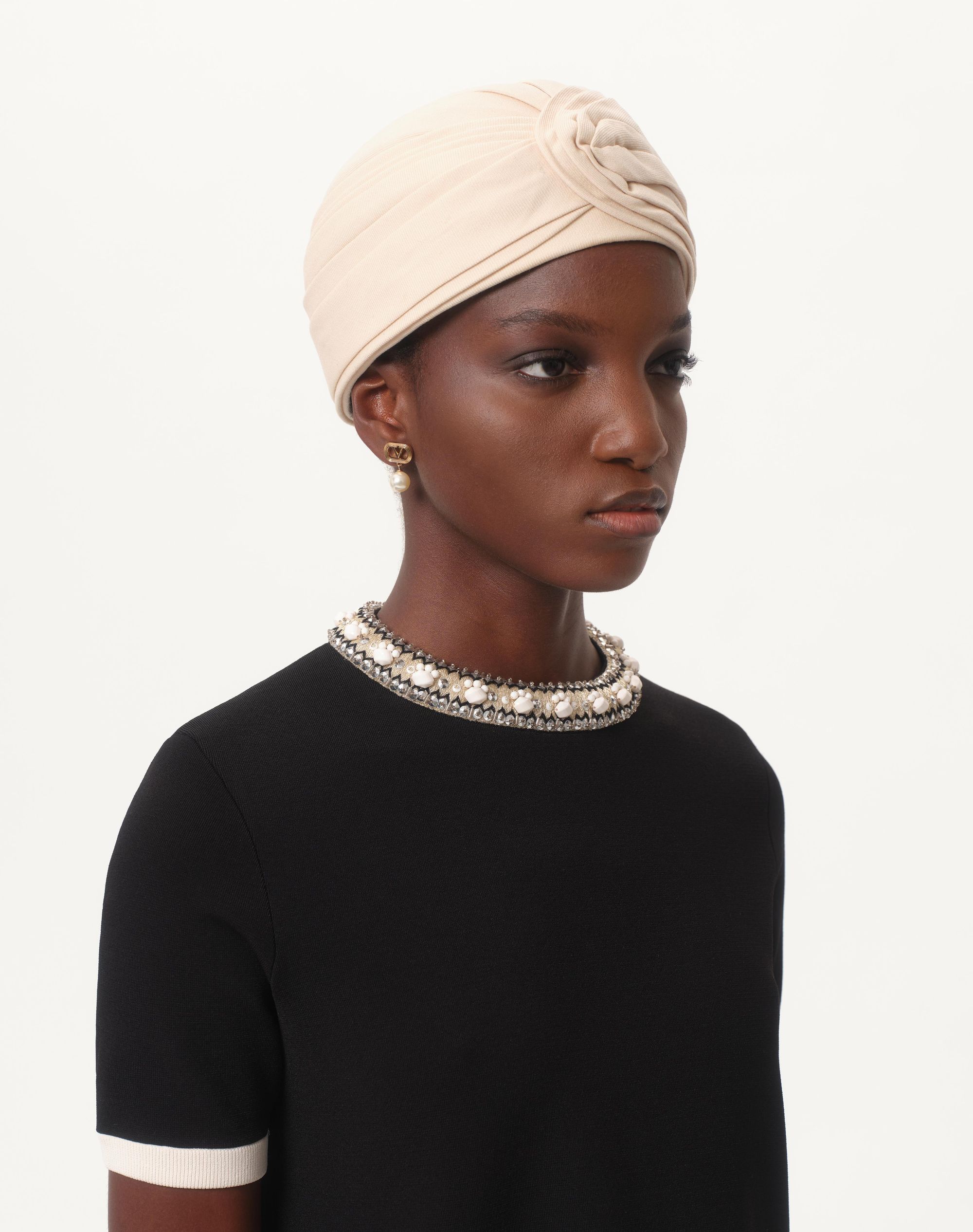 Ovalette Metal Earrings With Swarovski® Pearls for Woman in