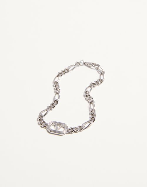 Valentino Garavani Ovalette Metal Bracelet for Man in Valentino Garavani Ovalette Metal Bracelet for Man in