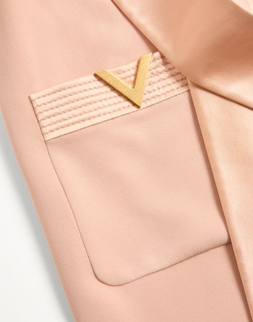 Valentino - Cady Couture Long Dress - Salmon - Woman - Gowns