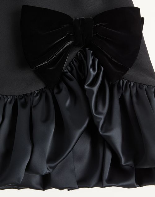 Valentino - Crepe Couture Short Dress - Black - Woman - Dresses