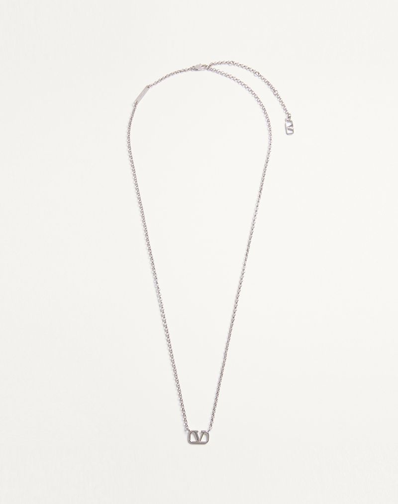 VALENTINO Vロゴ シグネチャー メタル ネックレス