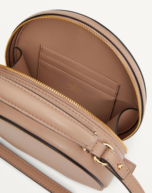 Vlogo Signature Calfskin Mini Bag for Woman in Rose Cannelle Vlogo Signature Calfskin Mini Bag for Woman in Rose Cannelle