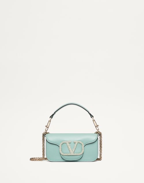 Shop Valentino Garavani Small Loco Leather Shoulder Bag