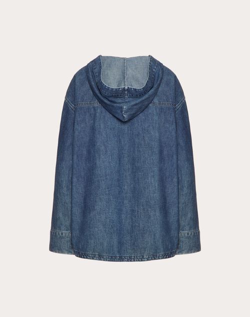 Valentino - Kaftan Aus Blue Chambray Denim - Denim - Frau - Denim