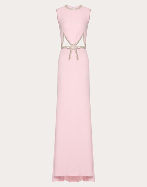 Valentino - Abito Da Sera In Cady Couture Ricamato - Comfit - Donna - Abiti