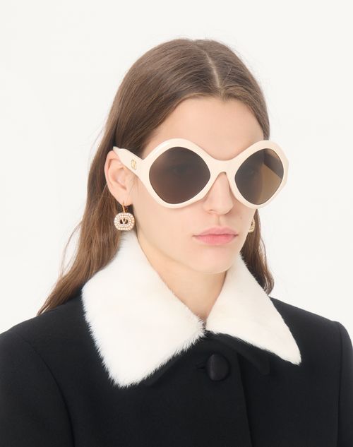 Valentino Garavani - Vlogo Signature Earrings In Metal With Swarovski® Crystals - Gold/crystal - Woman - Jewellery