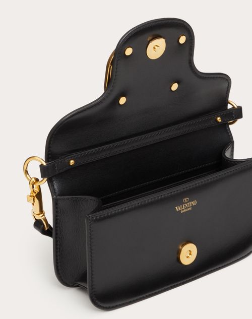 Valentino black cheap leather purse