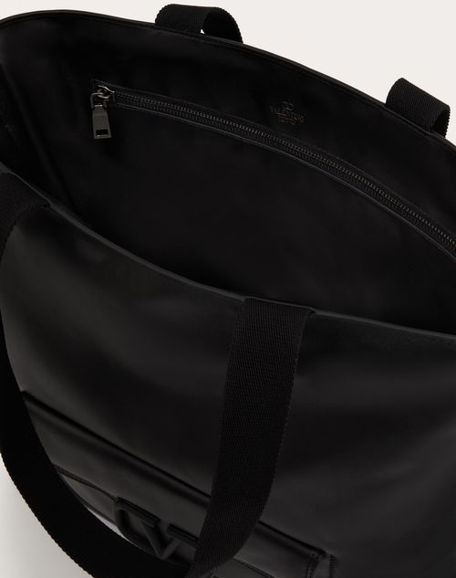 Valentino Garavani - Valentino Garavani Noir Nappa Leather Shopper - Black - Man - Man View All