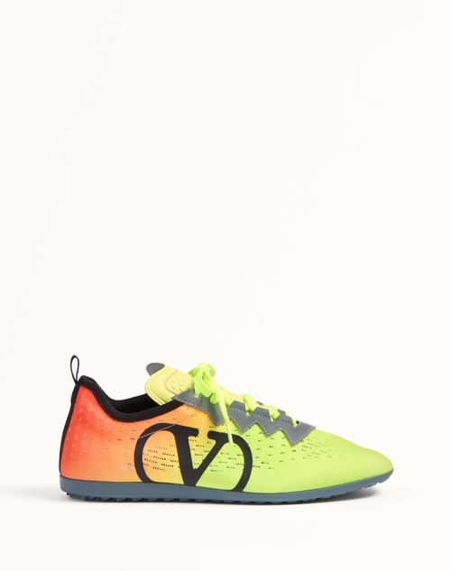 Valentino Garavani - Chromathon Trainer In Technical Fabric - Multicolour - Man - Trainers