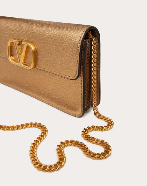 gold chain wallet
