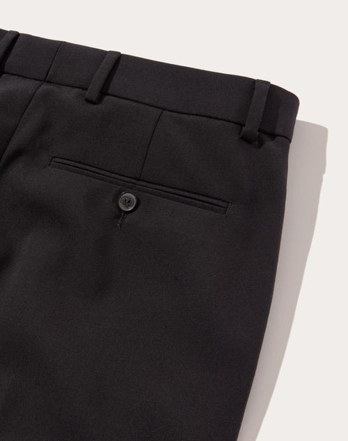 Eleganti pantaloni neri in lana, Valentino, Donna