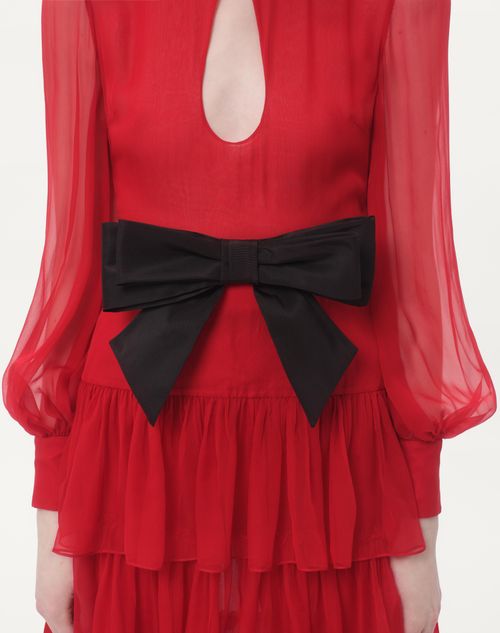 Valentino - CHIFFON LONG DRESS  - Paris - Woman - Gowns