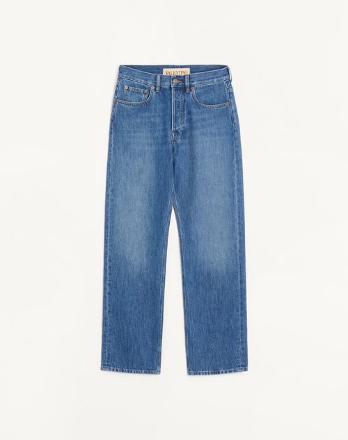 Valentino - Valentino Denim Pants - Blue - Man - Denim