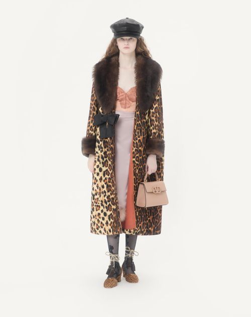 Valentino Garavani - Borsa A Mano Piccola Vsling In Vitello Granato - Rose Cannelle - Donna - Borse A Mano